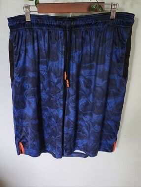 And1 Blue & Black Athletic Basketball Shorts